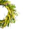 25" Yellow & Purple Daisy & Berry Floral Spring Wreath